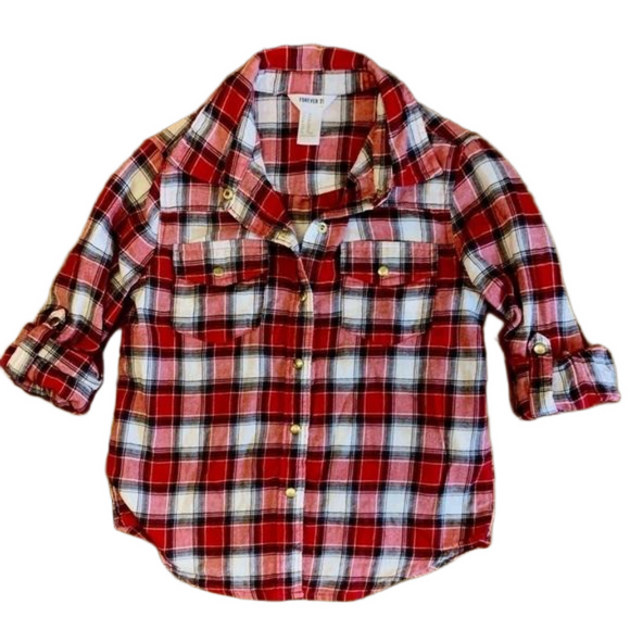 Forever 21 Other - Forever 21 Little/Big Girl’s Flannel Shirt (5-6T)